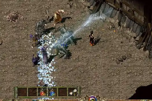 游戏将战士法师道士三重技术体系完美交